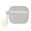 Guess GUA3LSC4EG AirPods 3 coverszary/grey Silicone Charm 4G Collection